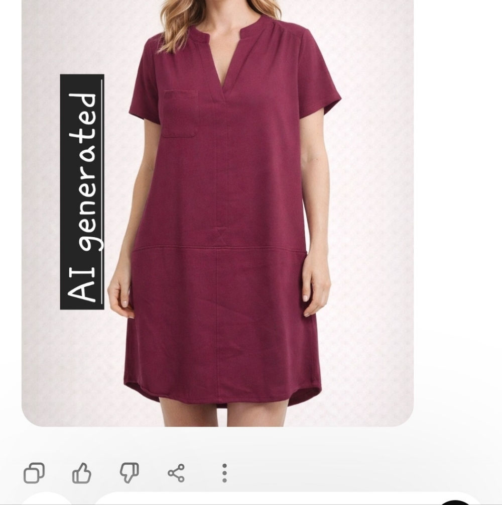 Lush shift dress. Color is Plum.  Size M
